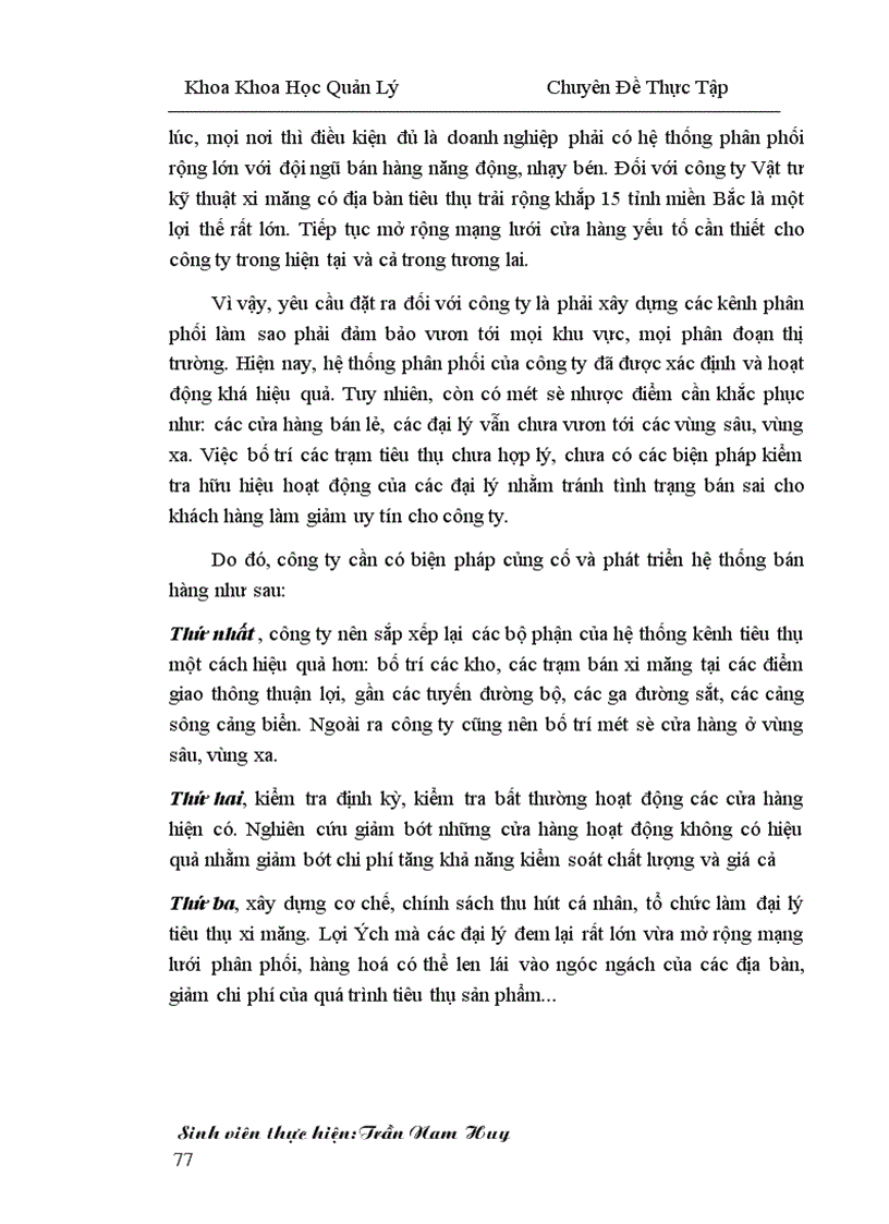 image for page Một số biện pháp đẩy mạnh công tác tiêu thụ sản phẩm của công ty Vật Tư Kỹ Thuật Xi Măng