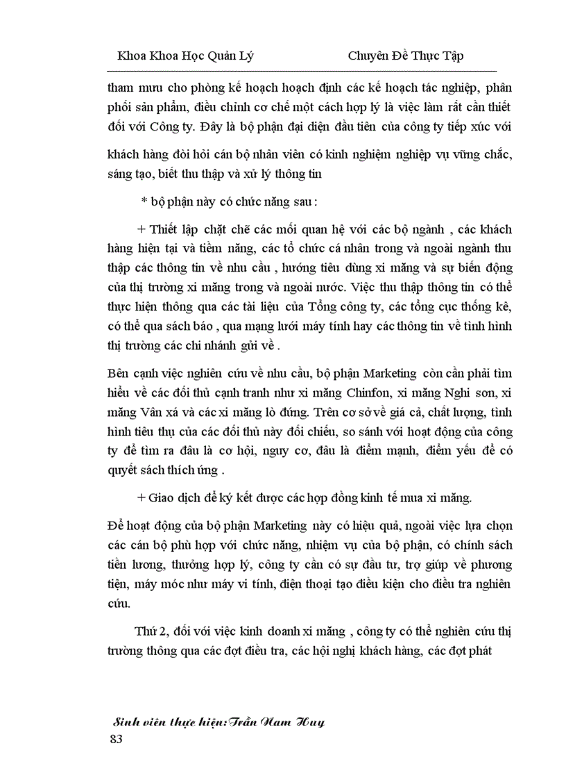 image for page Một số biện pháp đẩy mạnh công tác tiêu thụ sản phẩm của công ty Vật Tư Kỹ Thuật Xi Măng