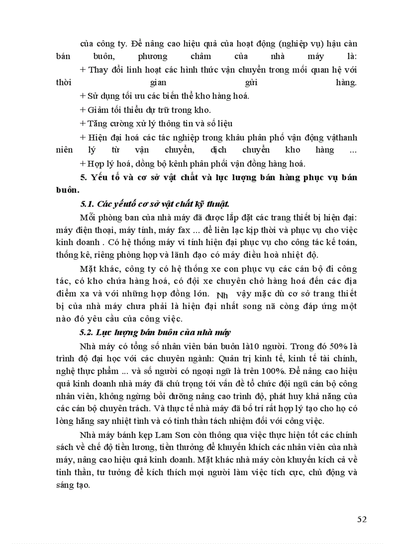 image for page Hoàn thiện công nghệ Marketing bán buôn ở nhà máy bánh kẹo Lam Sơn