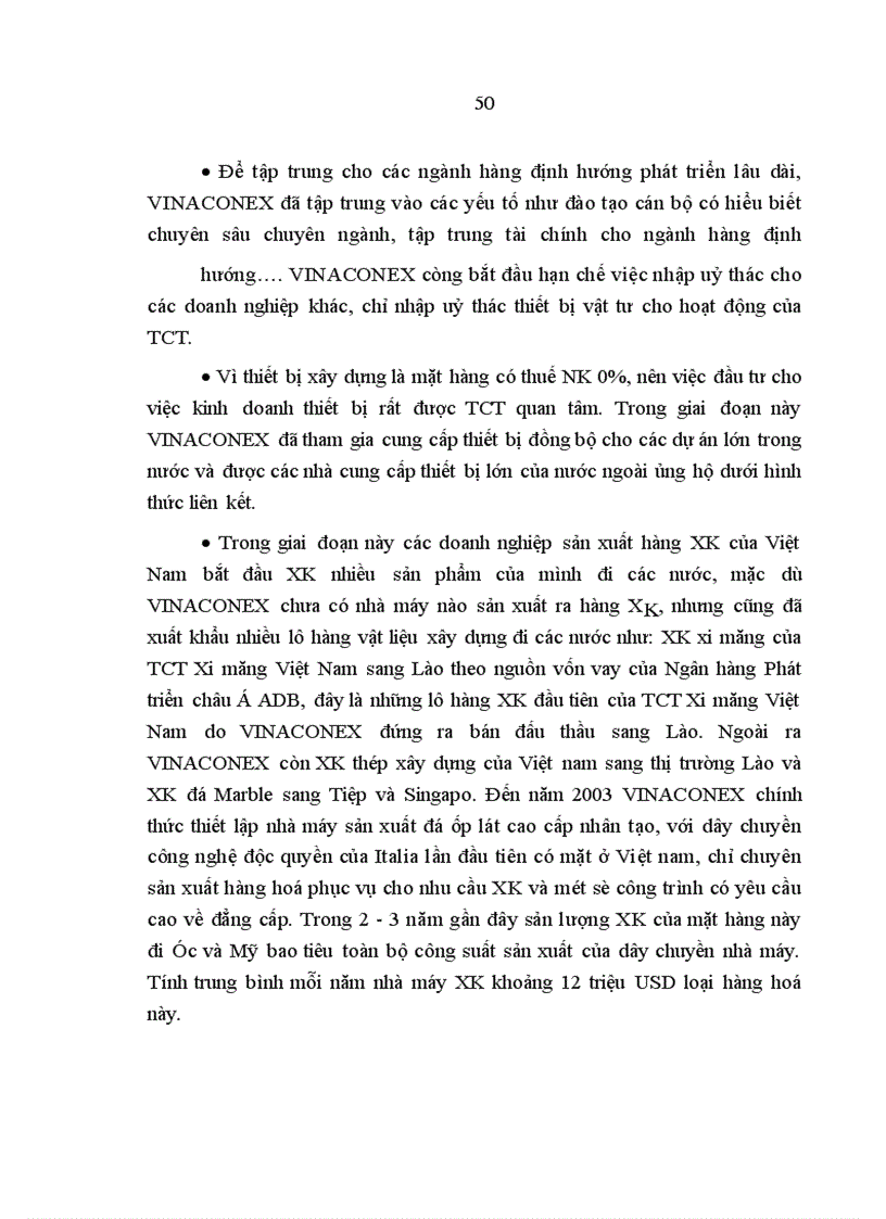 image for page Hoạt động kinh doanh xuất nhập khẩu của Tổng công ty xuất nhập khẩu xây dựng Việt nam- VINACONEX, thực trạng và giải pháp được nghiên cứu trong luận văn này