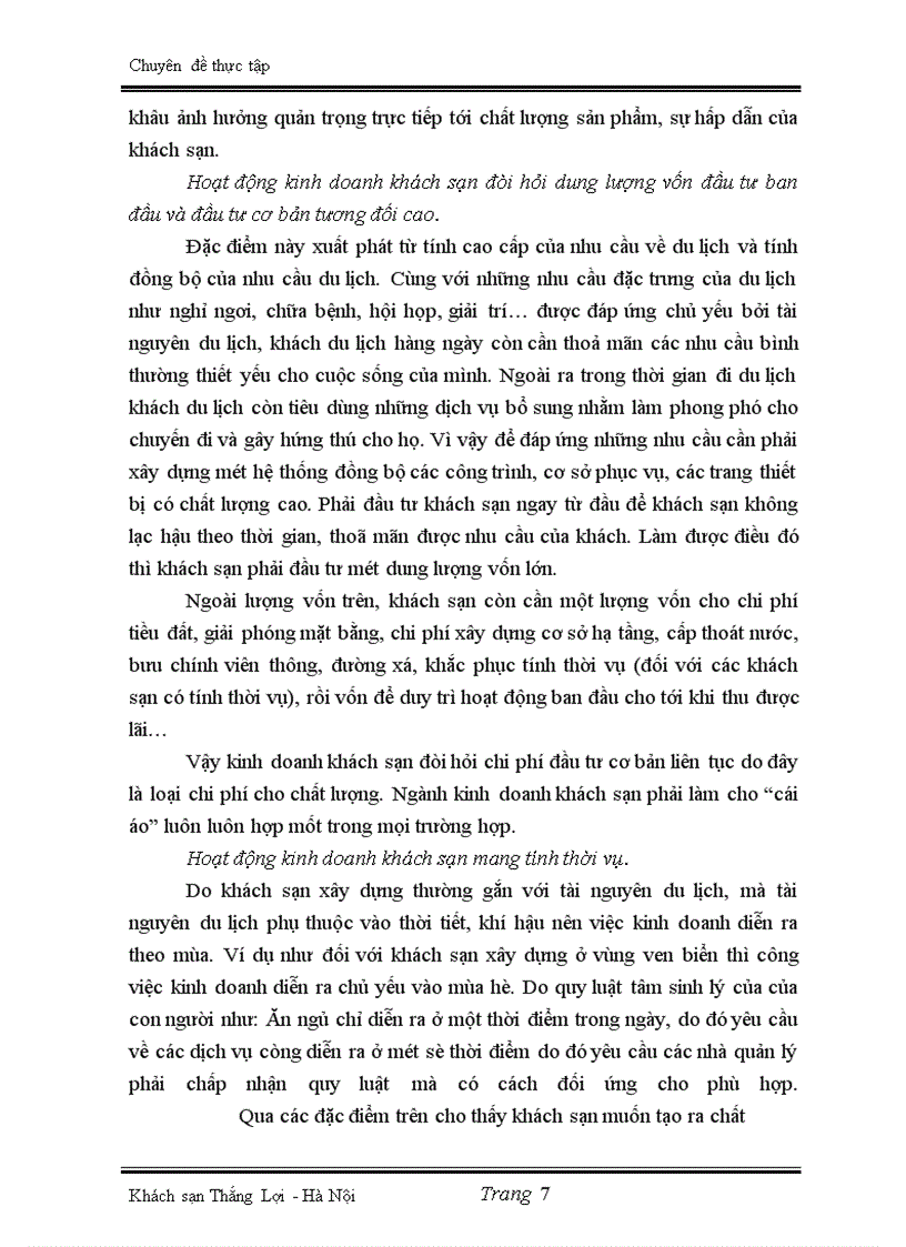 image for page Một số biện pháp nâng cao hiệu quả sử dụng lao động tại khách sạn Thắng Lợi