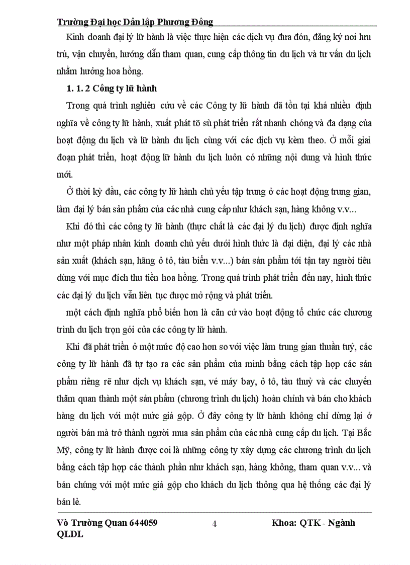 image for page Một số giải pháp nâng cao chất lượng đội ngũ hướng dẫn của trung tâm du lịch Đông Phương