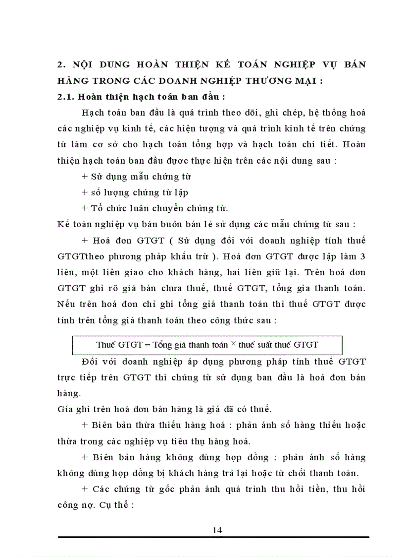 image for page Hoàn thiện kế toán nghiệp vụ bán hàng ở Công ty Vật tư & Xuất nhập khẩu Hoá chất