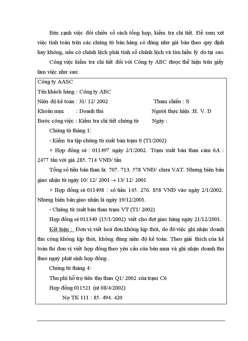image for page Kiểm toán chu trình bán hàng - thu tiền trong kiểm toán Báo cáo tài chính do Công ty dịch vụ tư vấn tài chính kế toán và kiểm toán ( AASC) thực hiện