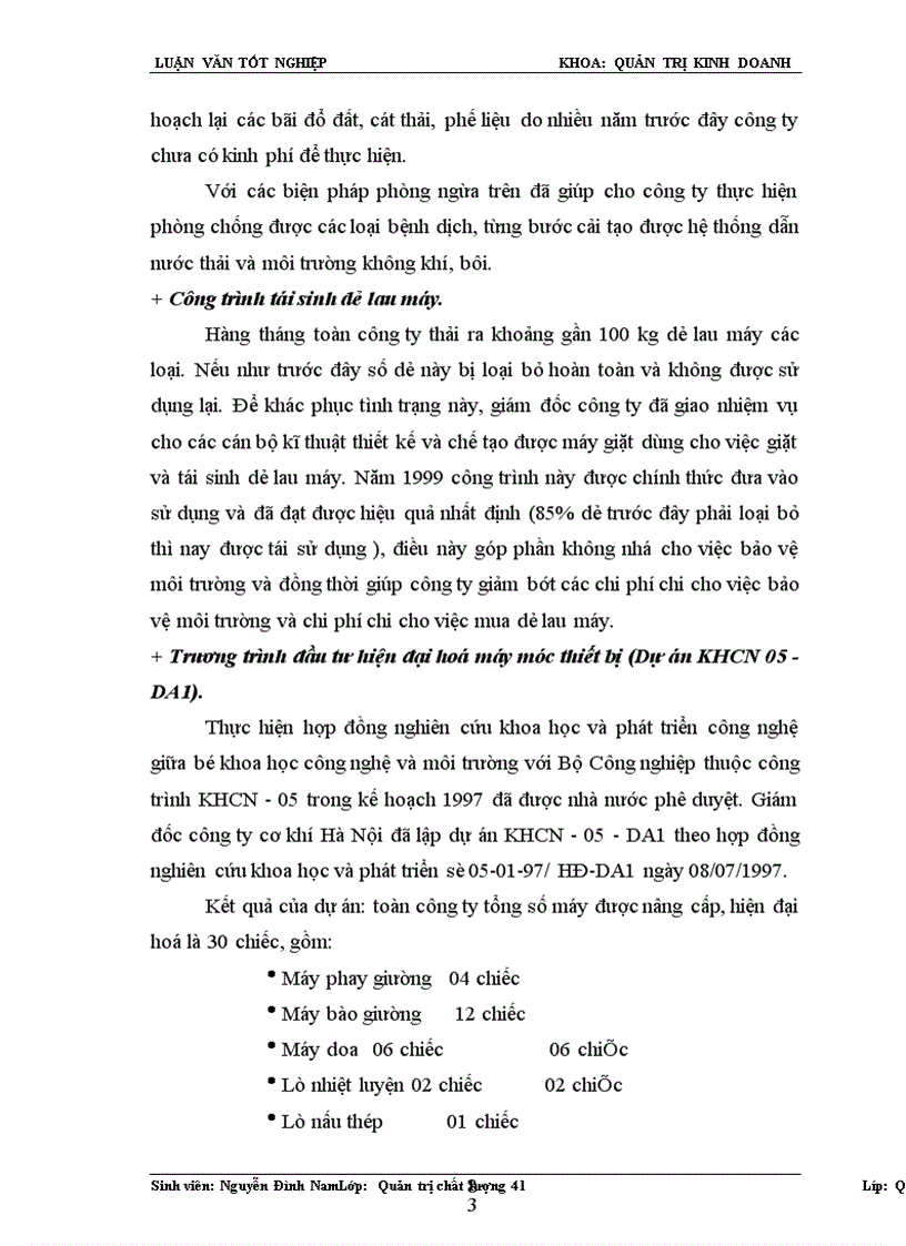 image for page Thực trạng công tác đảm bảo an toàn vệ sinh lao động tại công ty cơ khí Hà Nội