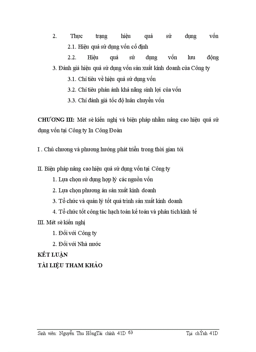 image for page Vốn và các phương hướng biện pháp nâng cao hiệu quả sử dụng vốn tại Công ty In Công Đoàn