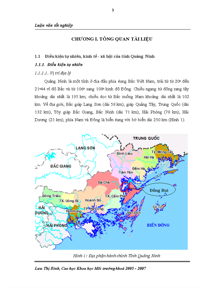 Đánh giá thực trạng và đề xuất các giải pháp bảo vệ rừng ngập mặn dựa vào cộng đồng ở xã Đồng Rui huyện Tiên Yên tỉnh Quảng Ninh