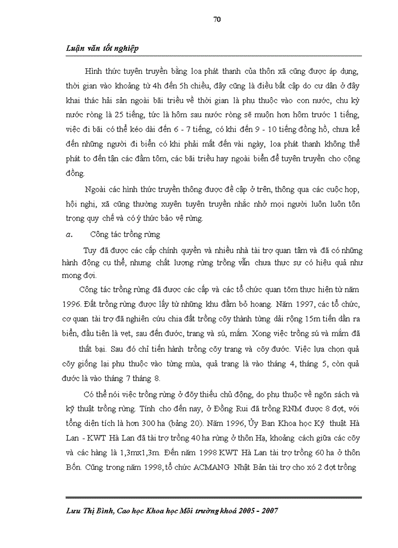 image for page Đánh giá thực trạng và đề xuất các giải pháp bảo vệ rừng ngập mặn dựa vào cộng đồng ở xã Đồng Rui huyện Tiên Yên tỉnh Quảng Ninh