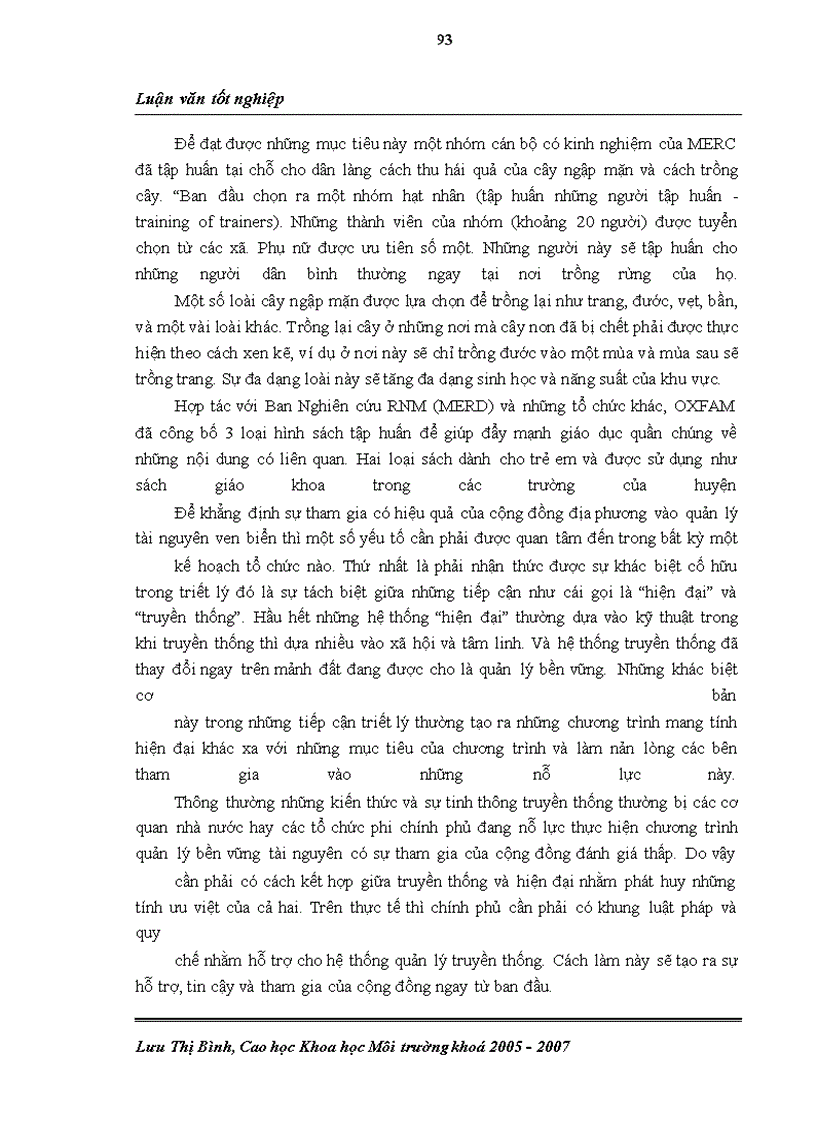 image for page Đánh giá thực trạng và đề xuất các giải pháp bảo vệ rừng ngập mặn dựa vào cộng đồng ở xã Đồng Rui huyện Tiên Yên tỉnh Quảng Ninh