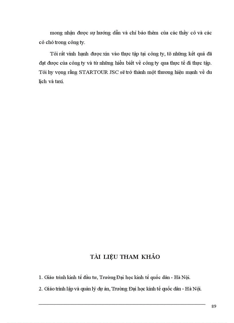 image for page Đầu tư nâng cao chất lượng dịch vụ thương mại của công ty Hà Nội Startour