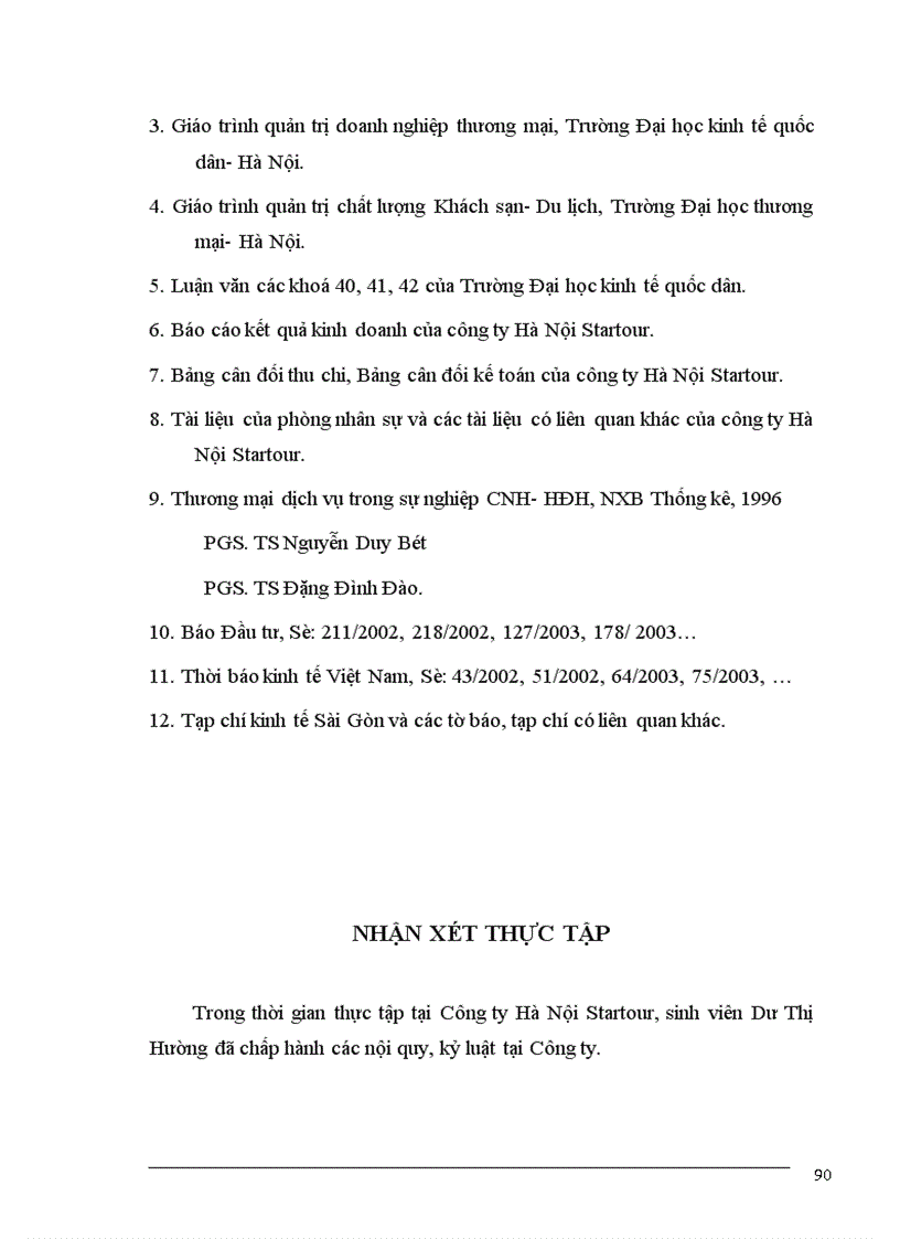 image for page Đầu tư nâng cao chất lượng dịch vụ thương mại của công ty Hà Nội Startour