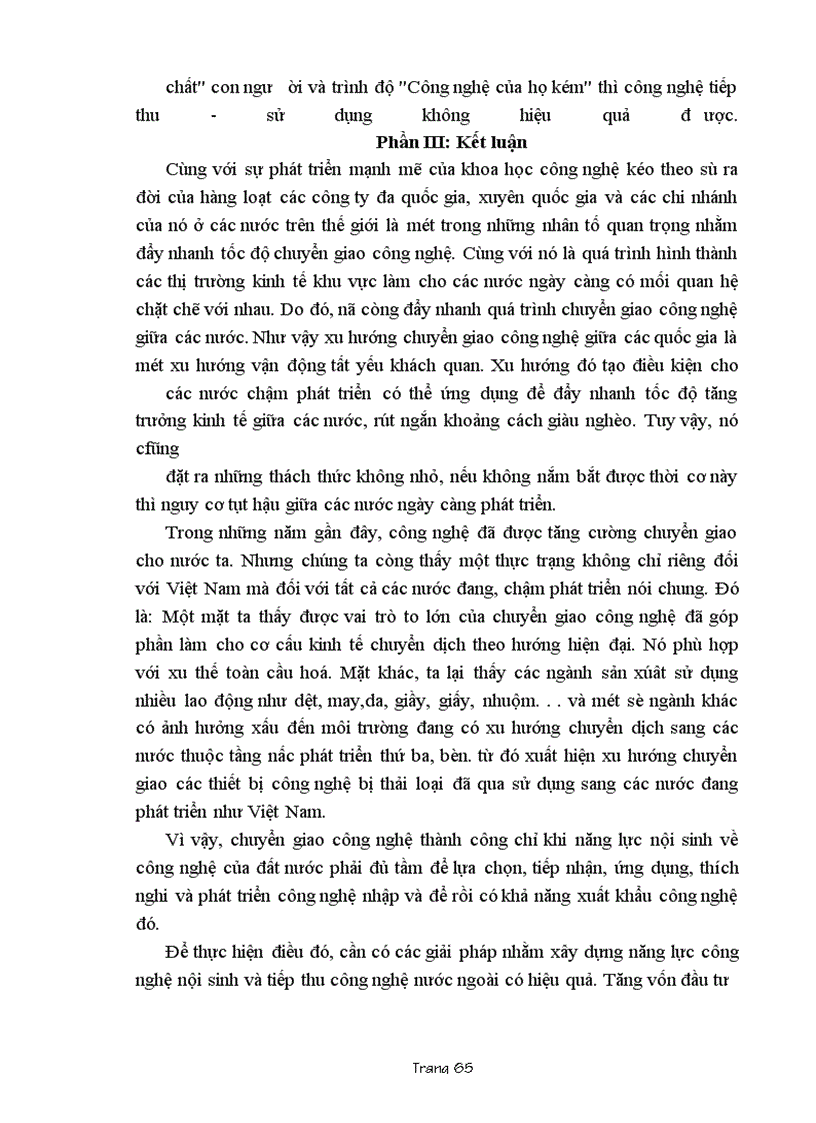 image for page Một số hình thức chuyển giao công nghệ để phục vụ quá trình công nghiệp hoá, hiện đại hoá đất nước