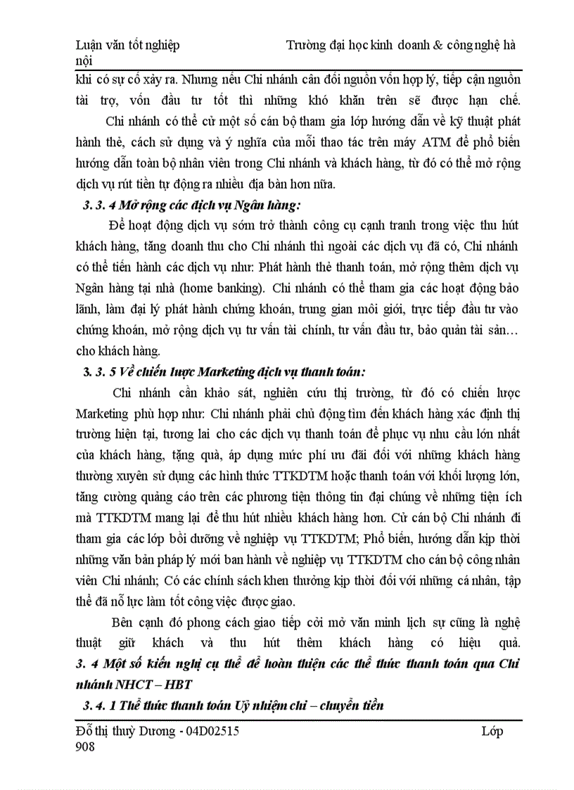 image for page Một số giải pháp mở rộng và hoàn thiện công tác TTKDTM tại Ngân hàng Công thương KVII – HBT