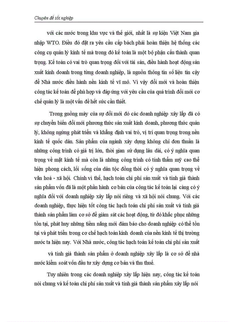 image for page Hoàn thiện kế toán chi phí sản xuất và tính giá thành sản phẩm xây lắp tại công ty cổ phần đầu tư xây dựng số 9 Hà Nội