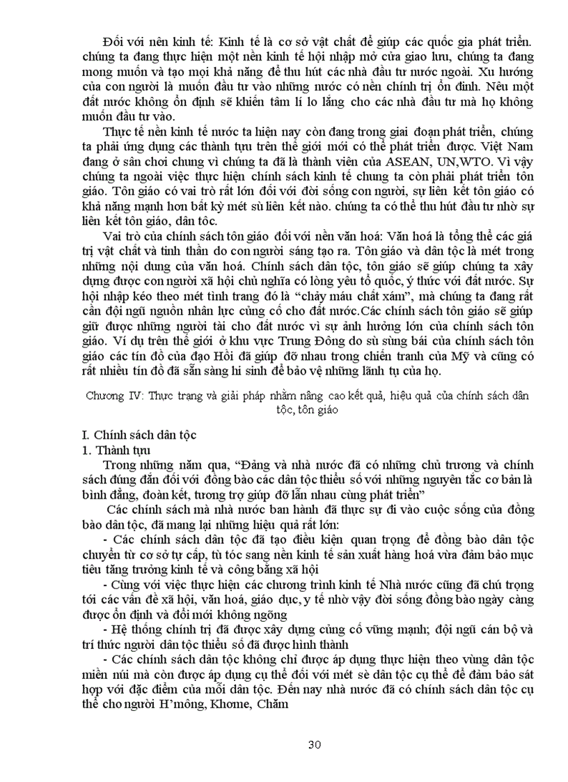 image for page Thực trạng và giải pháp nhằm nâng cao kết quả, hiệu quả của chính sách dân tộc, tôn giáo