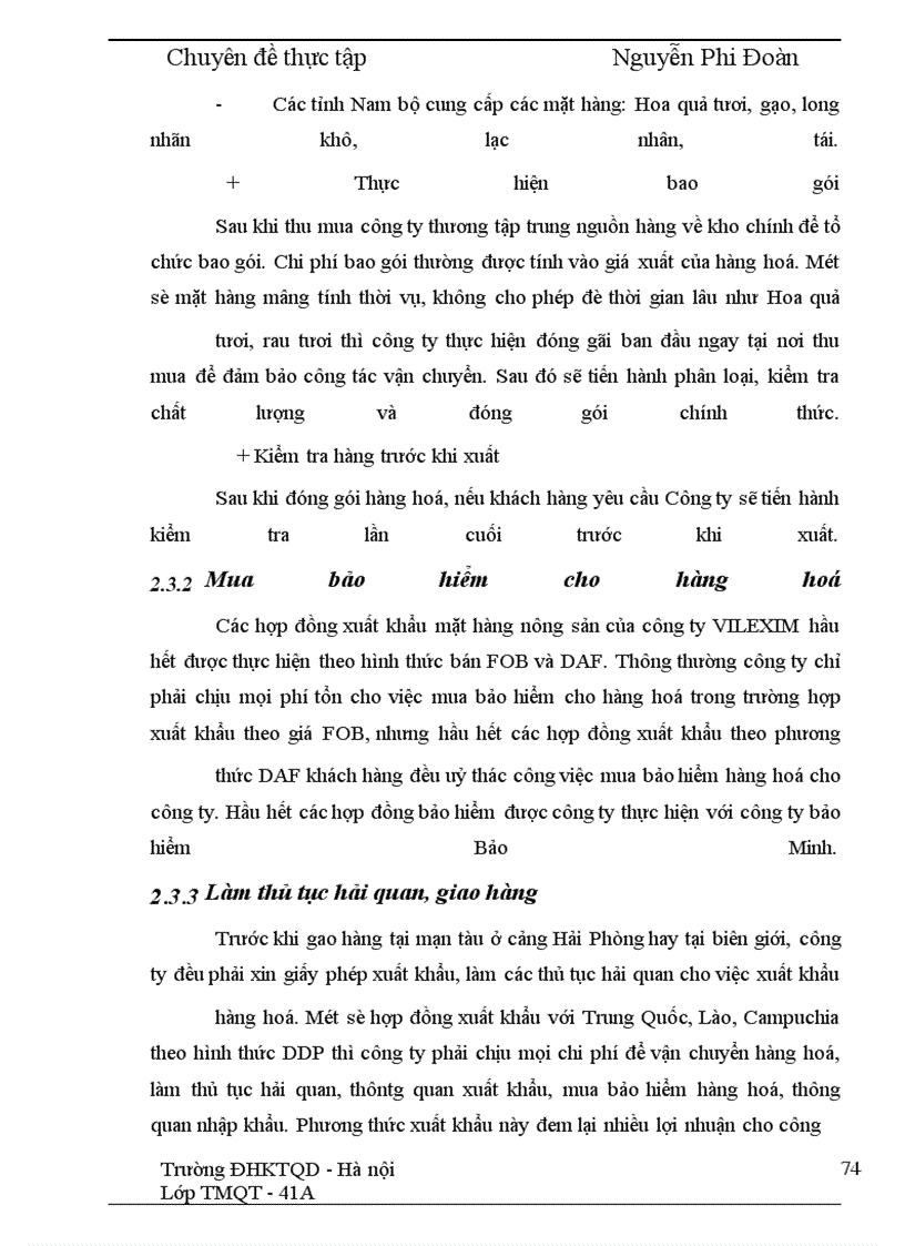 image for page Giải pháp đẩy mạnh xuất khẩu mặt hàng nông sản tại Công ty VILEXIM