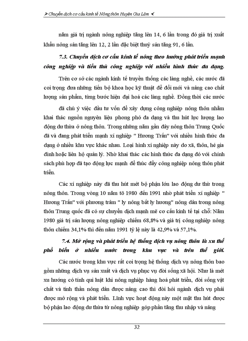 image for page Chuyển dịch cơ cấu kinh tế nông thôn ở huyện Gia Lâm ------------------ ỉ Chuyển dịch cơ cấu kinh tế Nông thôn Huyện Gia Lâm ì