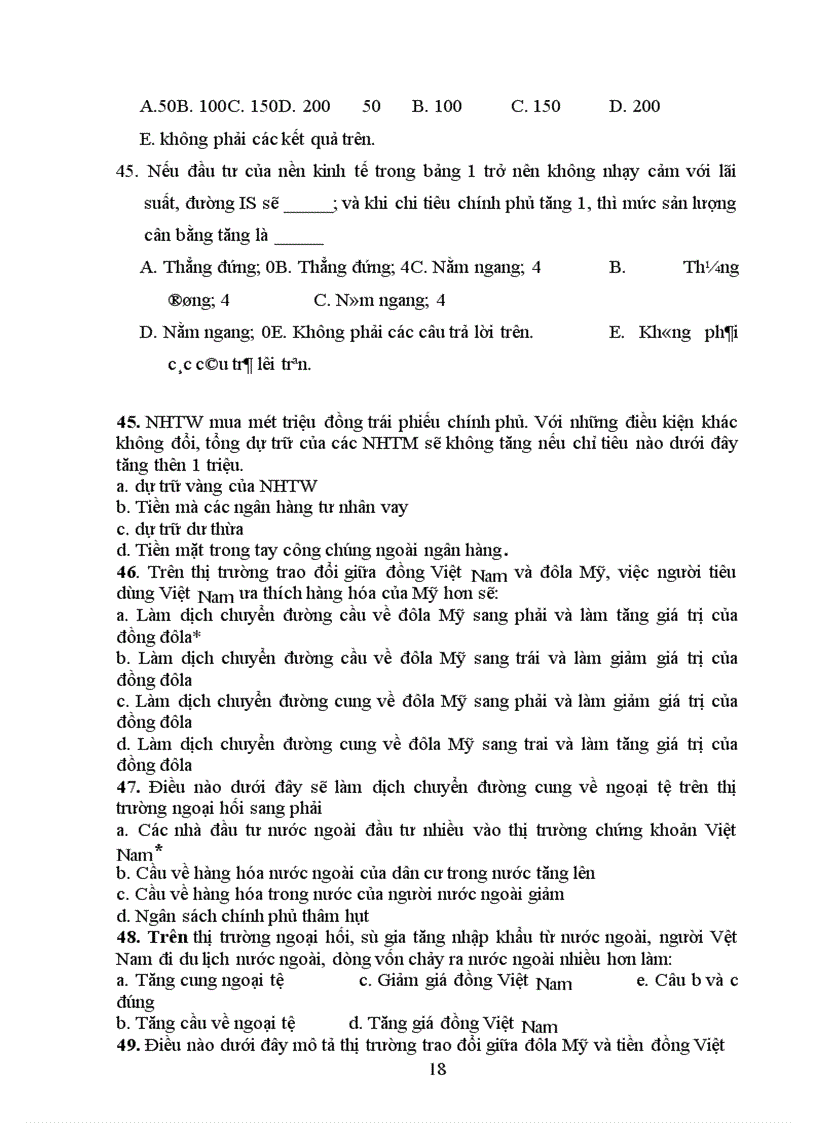 image for page Câu hỏi trắc nghiệm môn kinh tế vĩ mô