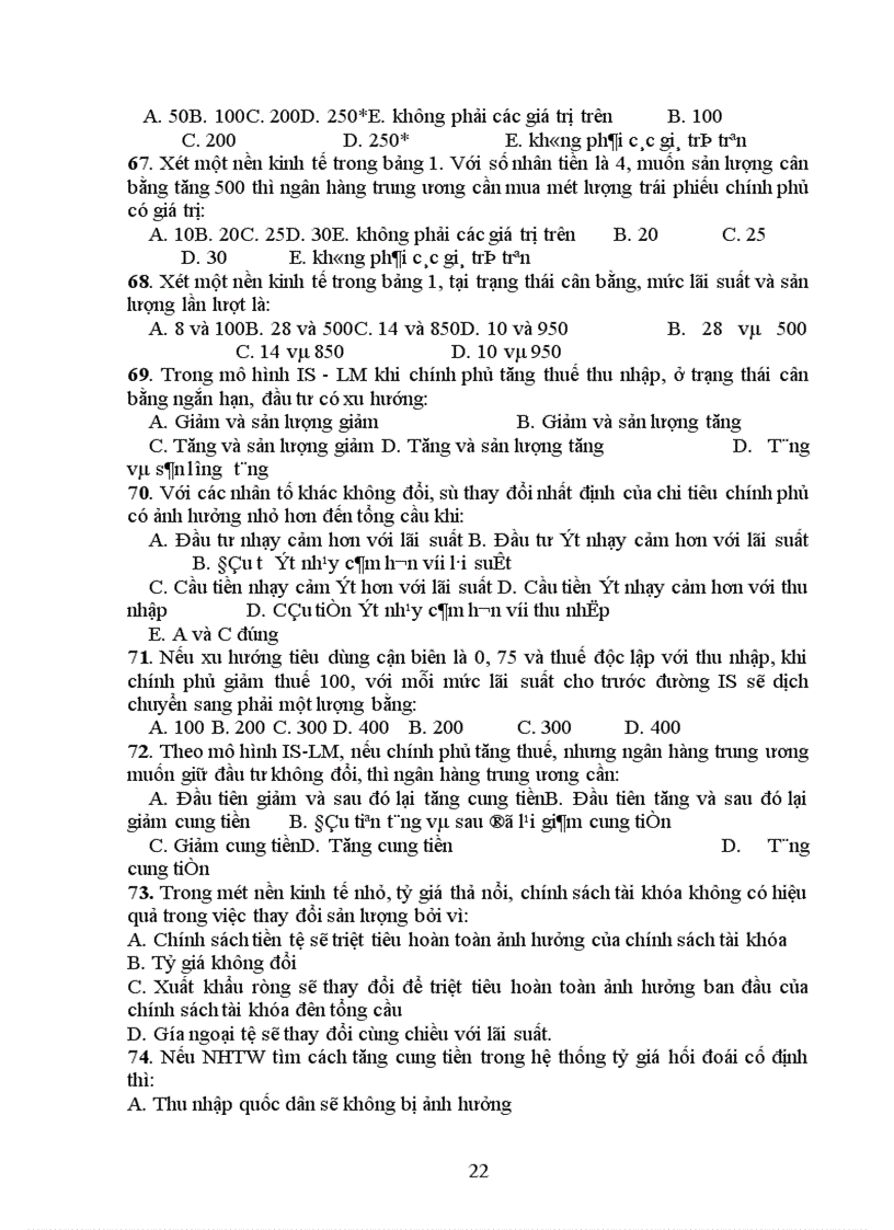 image for page Câu hỏi trắc nghiệm môn kinh tế vĩ mô