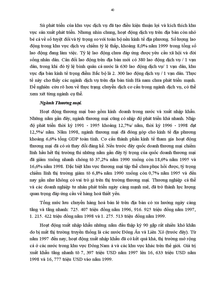 image for page Định hướng chuyển dịch cơ cấu ngành kinh tế của tỉnh Hà Nam trong giai đoạn 2001 - 2010