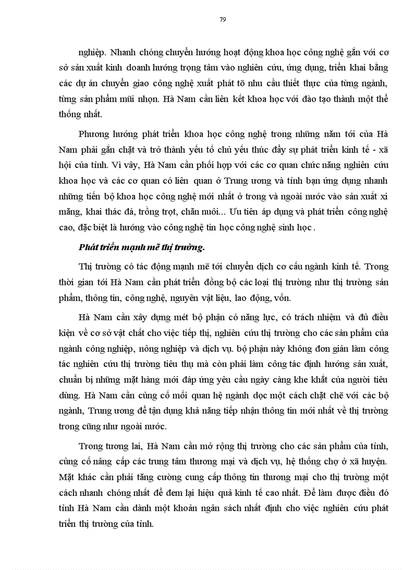 image for page Định hướng chuyển dịch cơ cấu ngành kinh tế của tỉnh Hà Nam trong giai đoạn 2001 - 2010