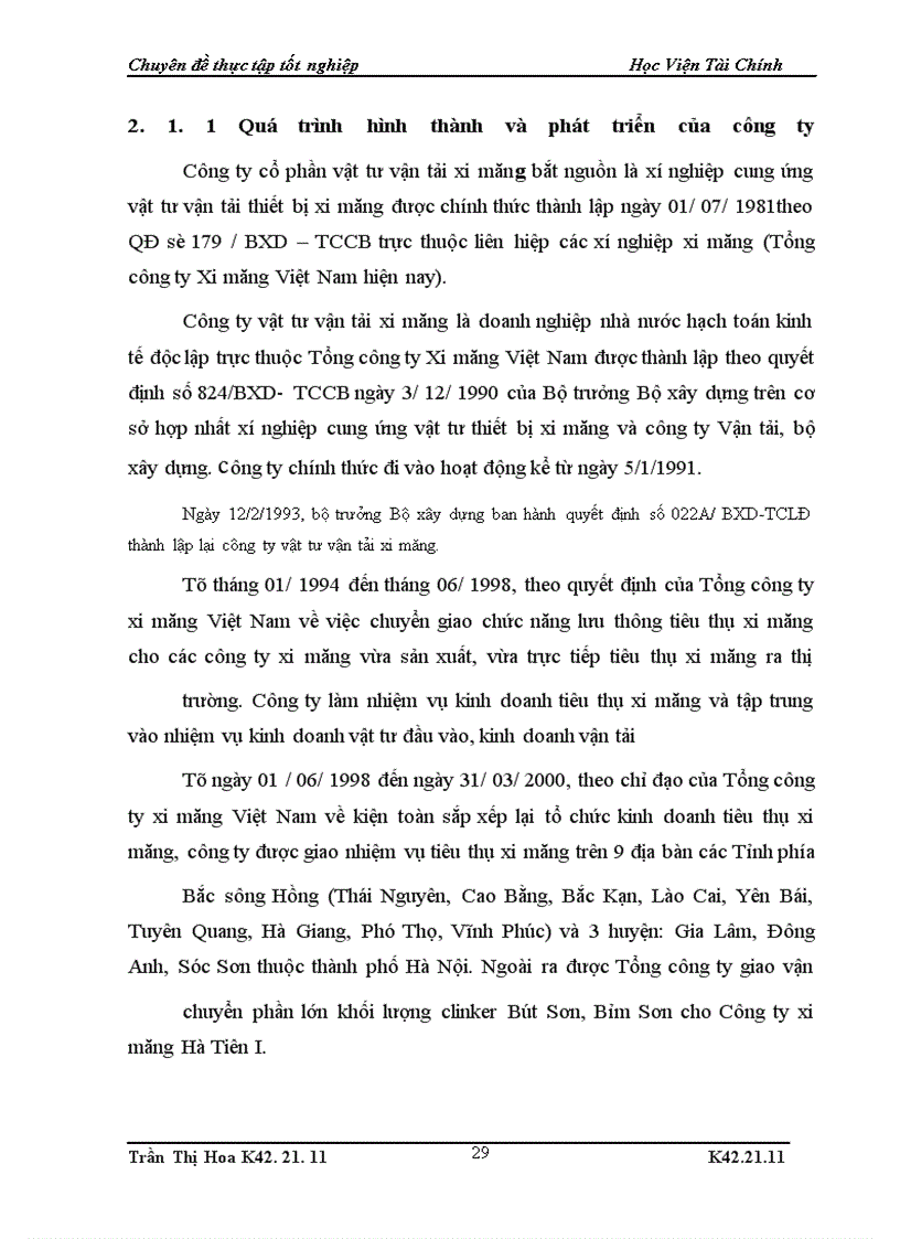 image for page Kế toán tài sản cố định hữu hình(TSCĐhh) trong công ty cổ phần vật tư vận tải xi măng