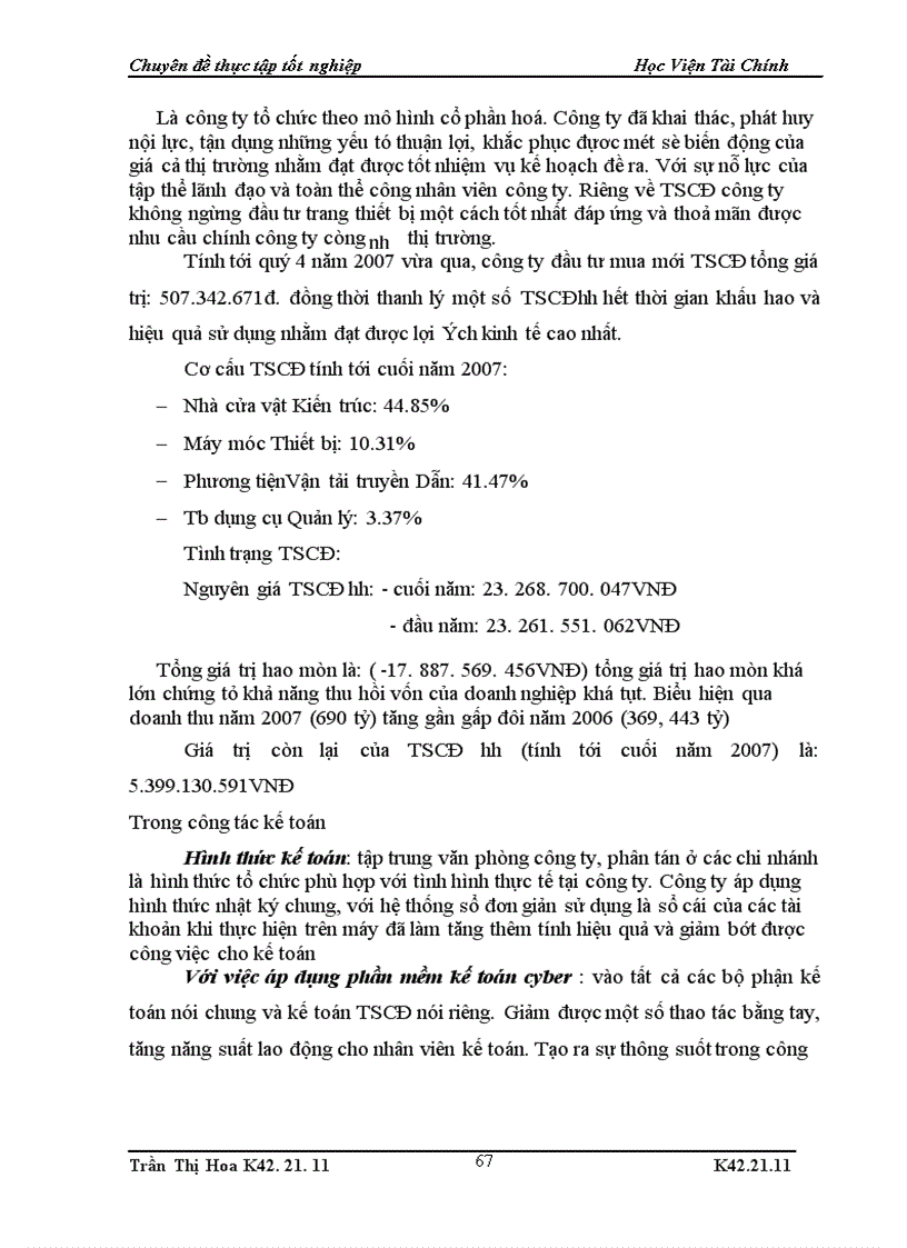 image for page Kế toán tài sản cố định hữu hình(TSCĐhh) trong công ty cổ phần vật tư vận tải xi măng