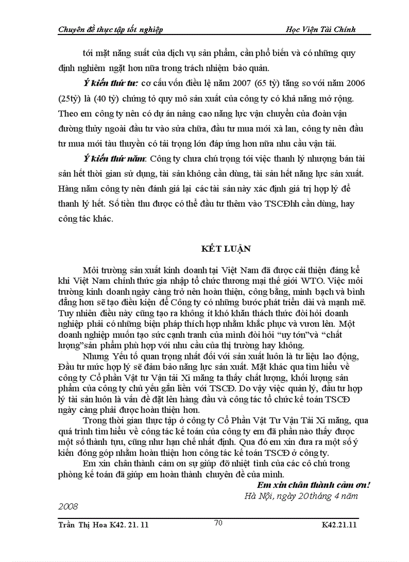 image for page Kế toán tài sản cố định hữu hình(TSCĐhh) trong công ty cổ phần vật tư vận tải xi măng