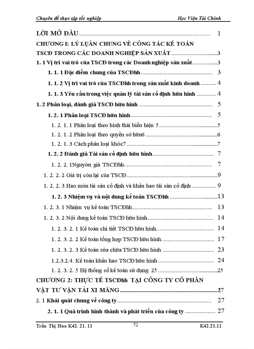 image for page Kế toán tài sản cố định hữu hình(TSCĐhh) trong công ty cổ phần vật tư vận tải xi măng