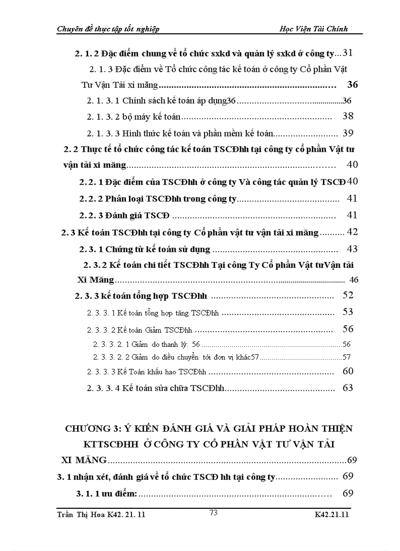 image for page Kế toán tài sản cố định hữu hình(TSCĐhh) trong công ty cổ phần vật tư vận tải xi măng