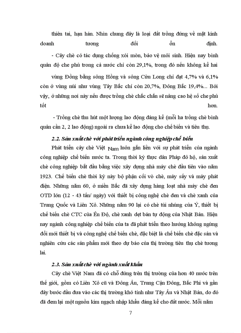 image for page Một số giải pháp nhằm phát triển sản xuất chè ở Việt Nam từ nay đến năm 2010