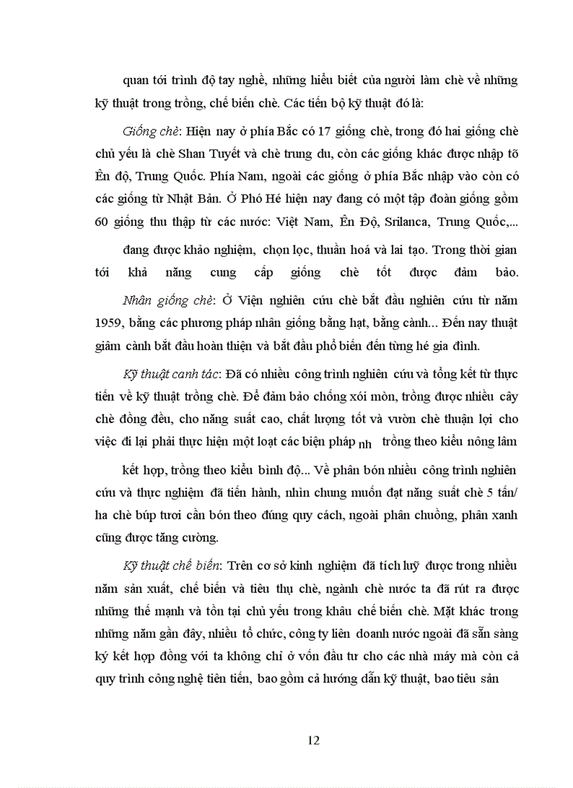 image for page Một số giải pháp nhằm phát triển sản xuất chè ở Việt Nam từ nay đến năm 2010