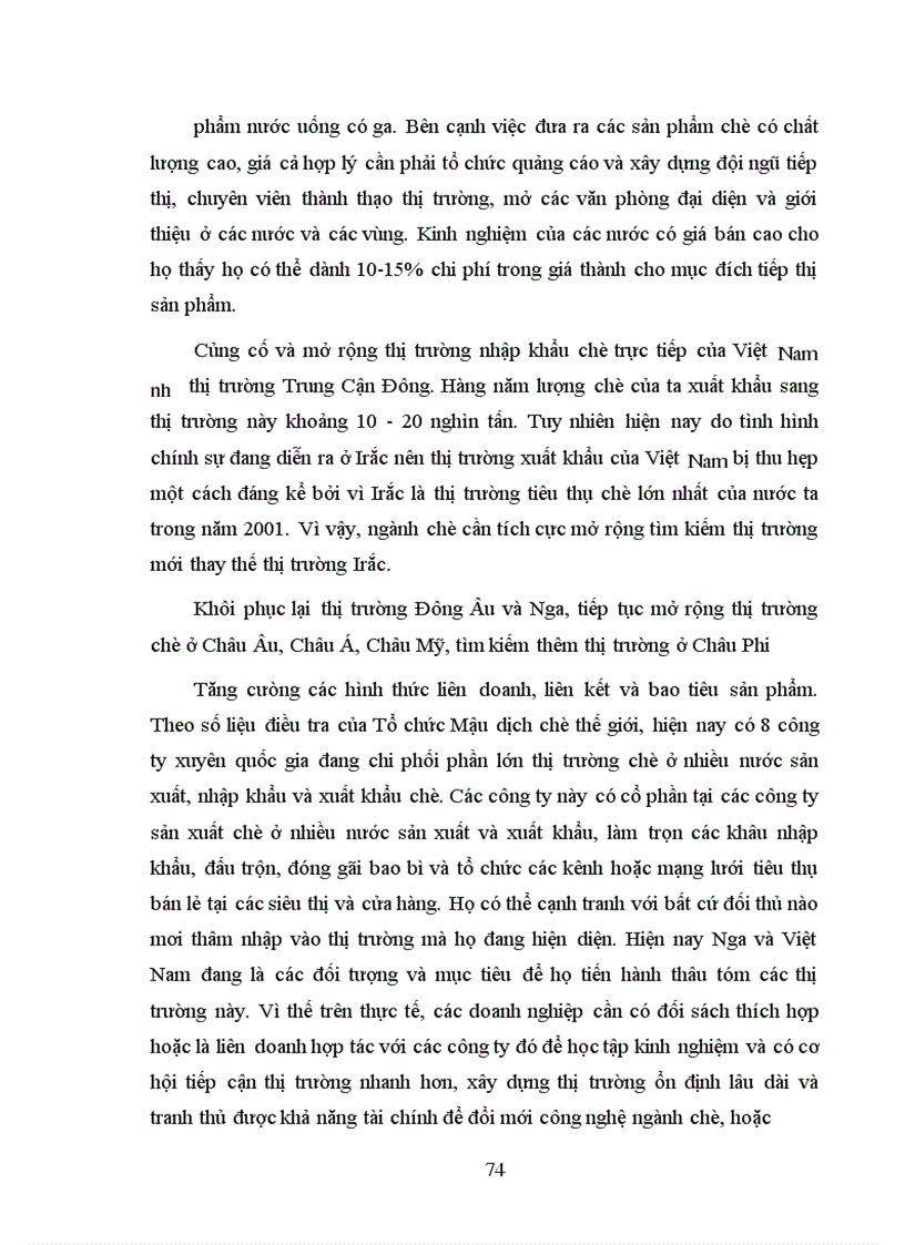 image for page Một số giải pháp nhằm phát triển sản xuất chè ở Việt Nam từ nay đến năm 2010