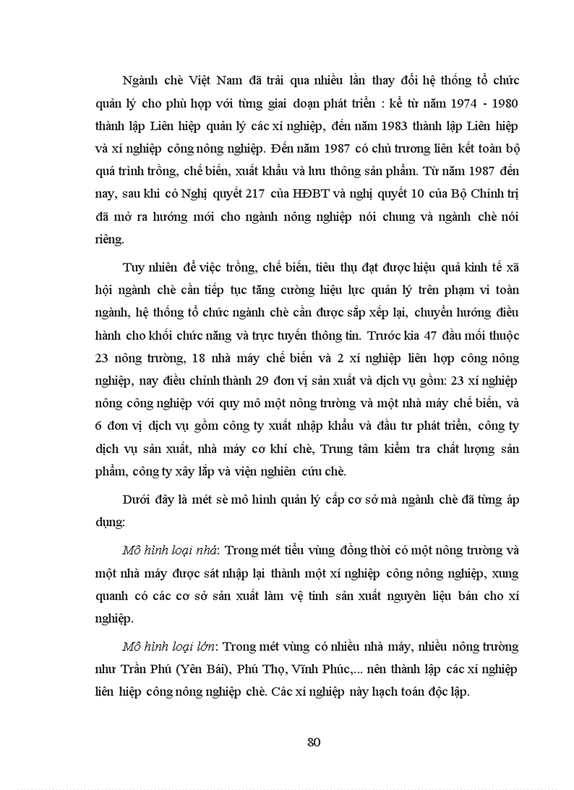 image for page Một số giải pháp nhằm phát triển sản xuất chè ở Việt Nam từ nay đến năm 2010