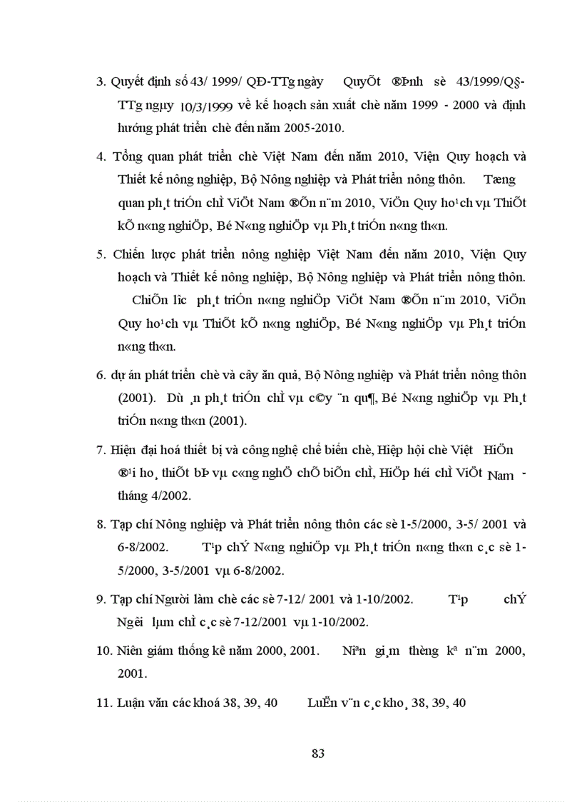 image for page Một số giải pháp nhằm phát triển sản xuất chè ở Việt Nam từ nay đến năm 2010
