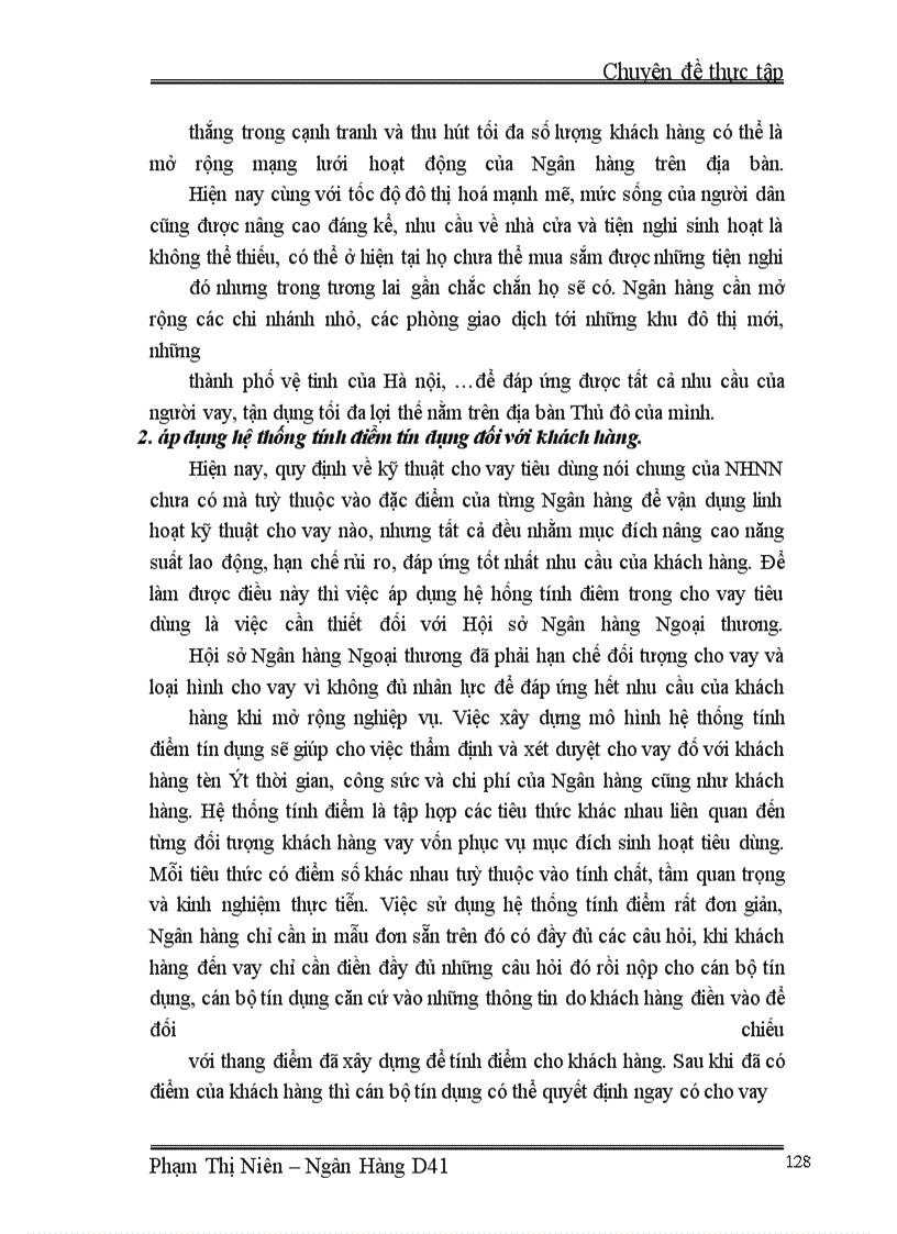 image for page Giải pháp mở rộng cho vay tiêu dùng tại Hội sở Ngân hàng Ngoại thương Việt Nam