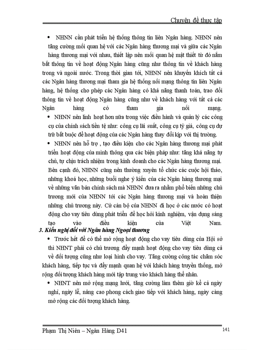 image for page Giải pháp mở rộng cho vay tiêu dùng tại Hội sở Ngân hàng Ngoại thương Việt Nam