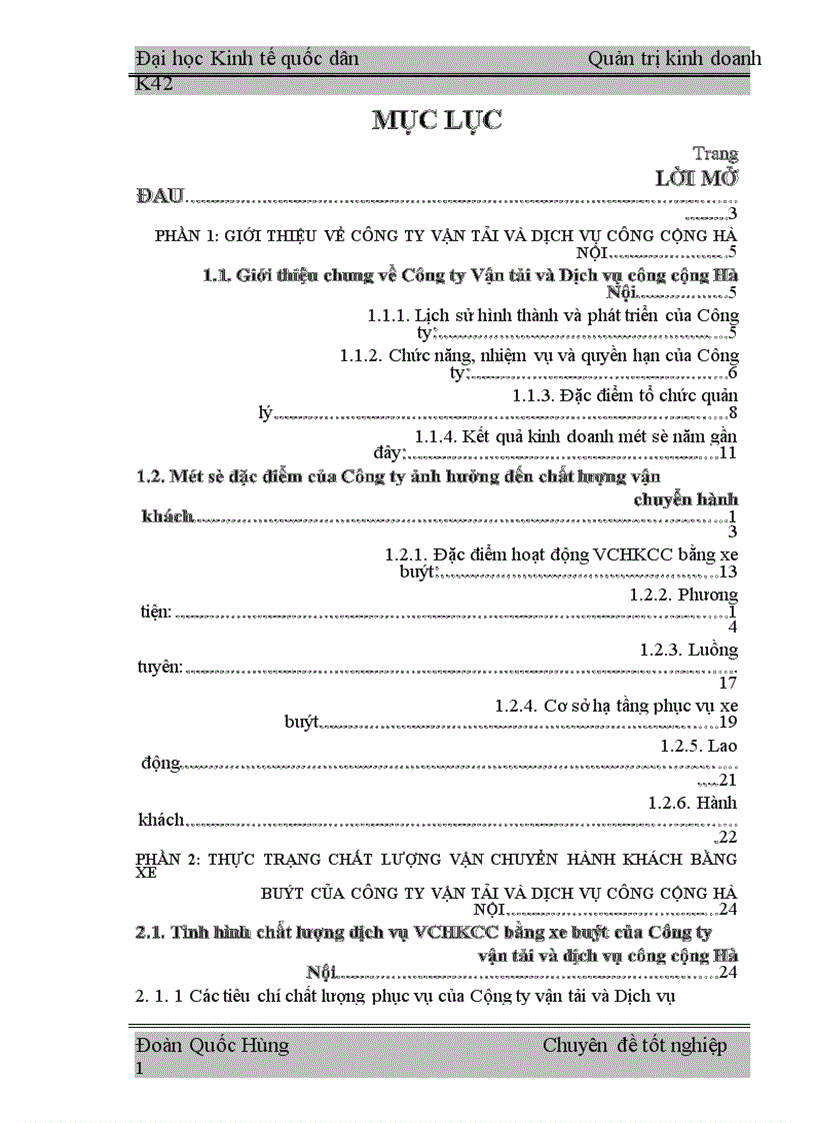 image for page Nâng cao chất lượng vận chuyển hành khách của Công ty Vận tải và Dịch vụ công cộng Hà Nội