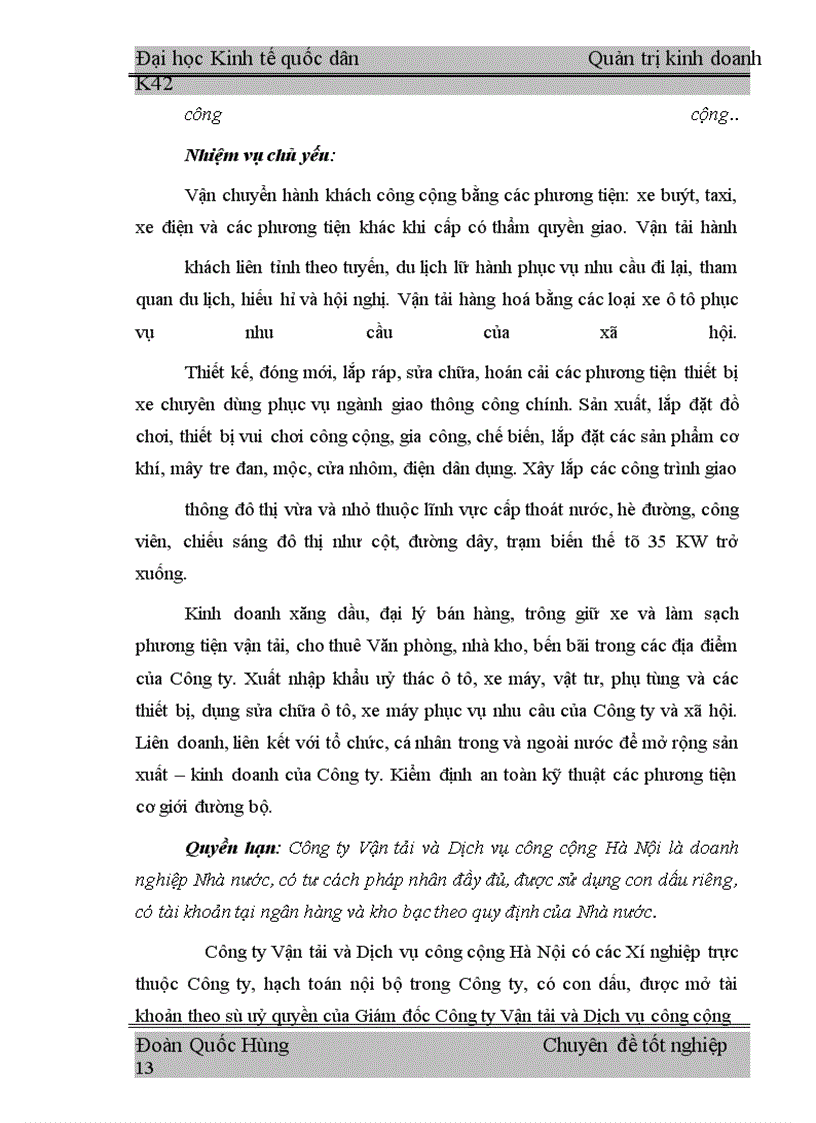 image for page Nâng cao chất lượng vận chuyển hành khách của Công ty Vận tải và Dịch vụ công cộng Hà Nội