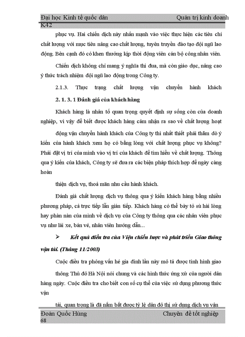 image for page Nâng cao chất lượng vận chuyển hành khách của Công ty Vận tải và Dịch vụ công cộng Hà Nội