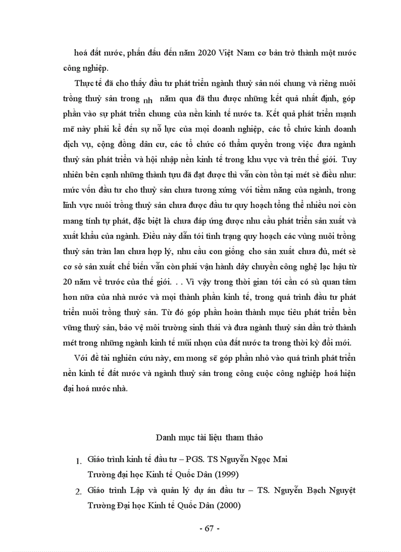 image for page Tình hình đầu tư phát triển nuôi trồng thuỷ sản ở Việt Nam