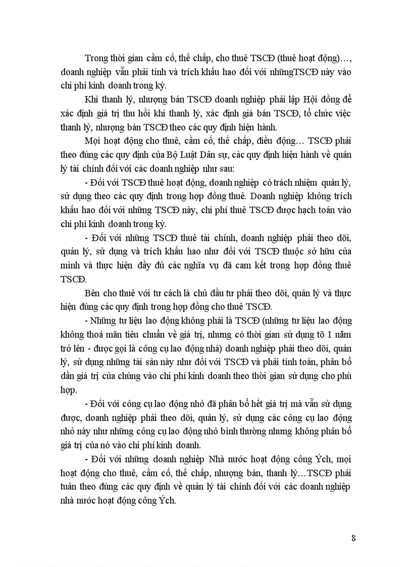 image for page Hoàn thiện chế độ tính khấu hao tài sản cố định trong doanh nghiệp Việt Nam