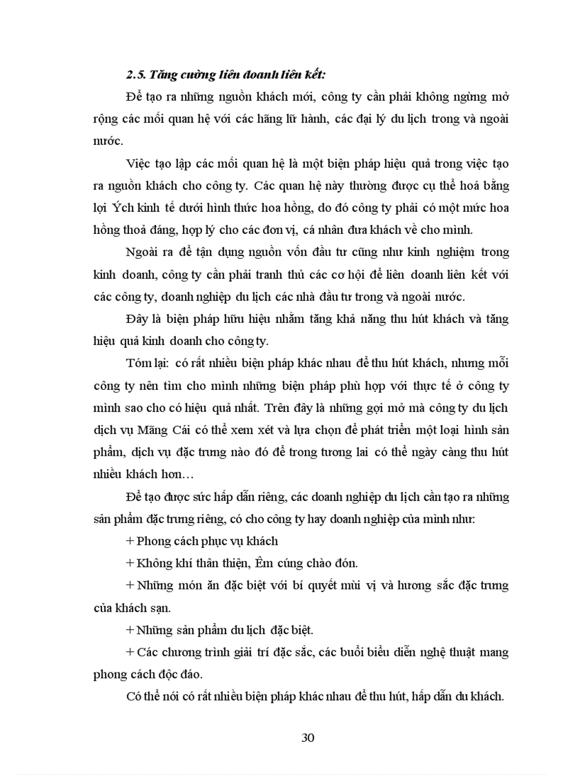 image for page Hoạt động kinh doanh du lịch ở Công ty du lịch Móng Cái