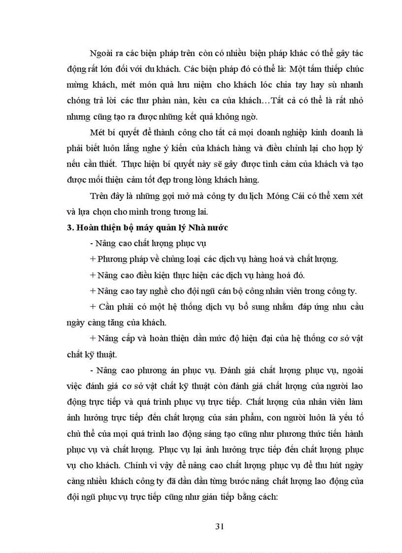 image for page Hoạt động kinh doanh du lịch ở Công ty du lịch Móng Cái