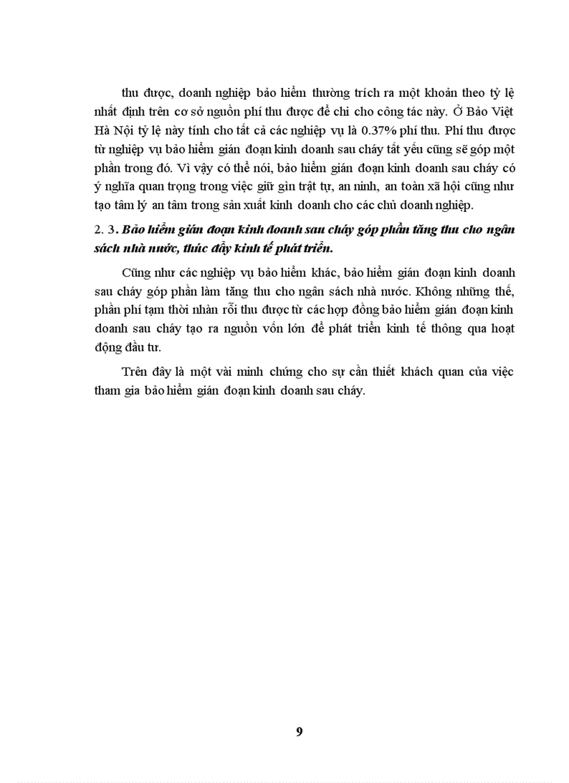 image for page Nâng cao hiệu quả triển khai nghiệp vụ bảo hiểm gián đoạn kinh doanh sau cháy tại Bảo Việt Hà Nội.
