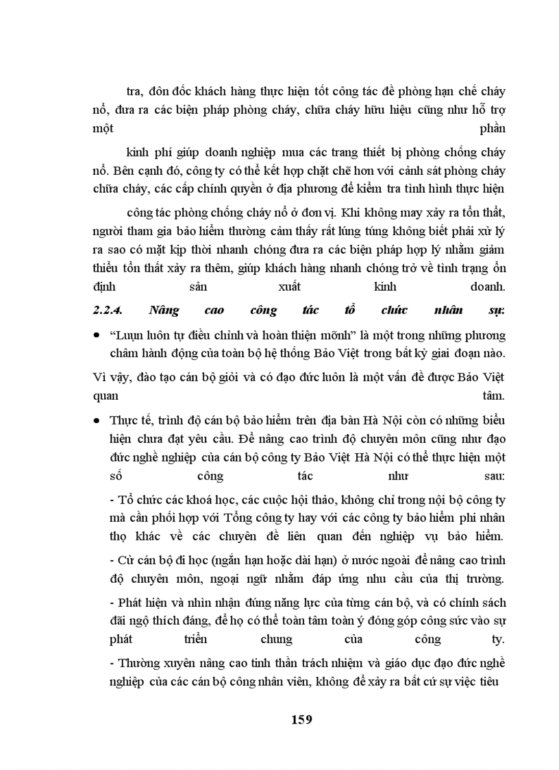 image for page Nâng cao hiệu quả triển khai nghiệp vụ bảo hiểm gián đoạn kinh doanh sau cháy tại Bảo Việt Hà Nội.
