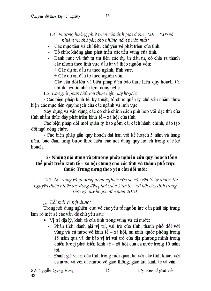 image for page Quy hoạch phát triển kinh tế - xã hội
