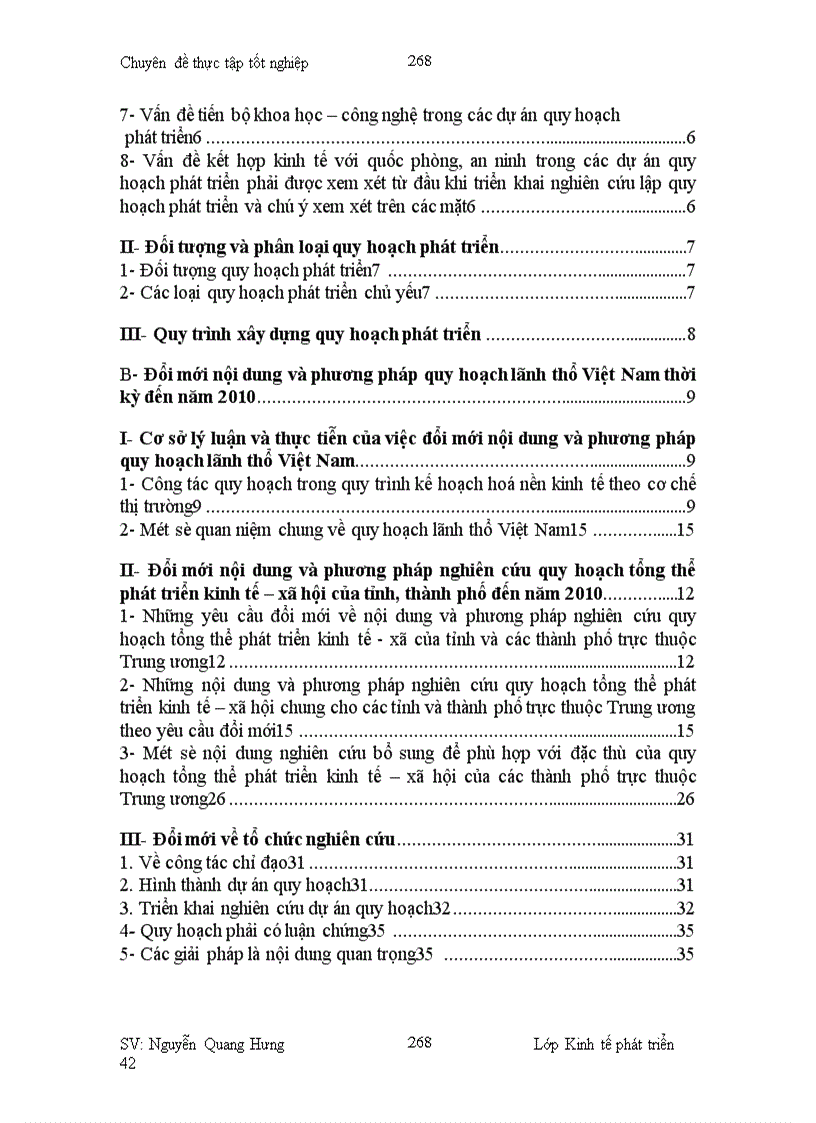 image for page Quy hoạch phát triển kinh tế - xã hội