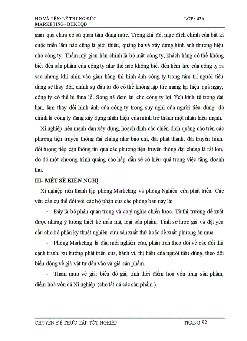 image for page Hoạt động Marketing- mix tại Xí nghiệp 22 Bộ Quốc phòng: Thực trạng và giải pháp