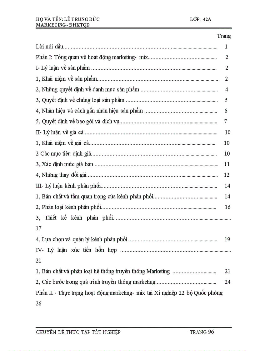 image for page Hoạt động Marketing- mix tại Xí nghiệp 22 Bộ Quốc phòng: Thực trạng và giải pháp